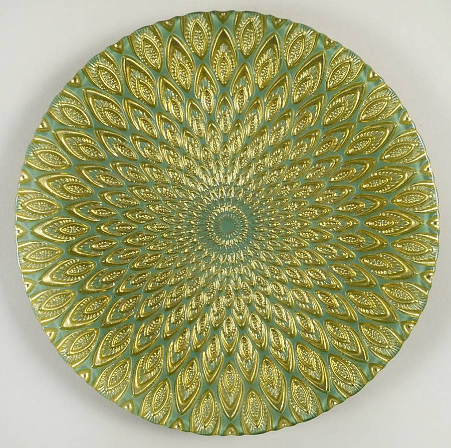 Peacock 8" Salad Plate by Vietri-1