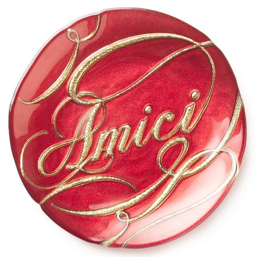 Regal Swirl Cocktail Plate by Vietri-1