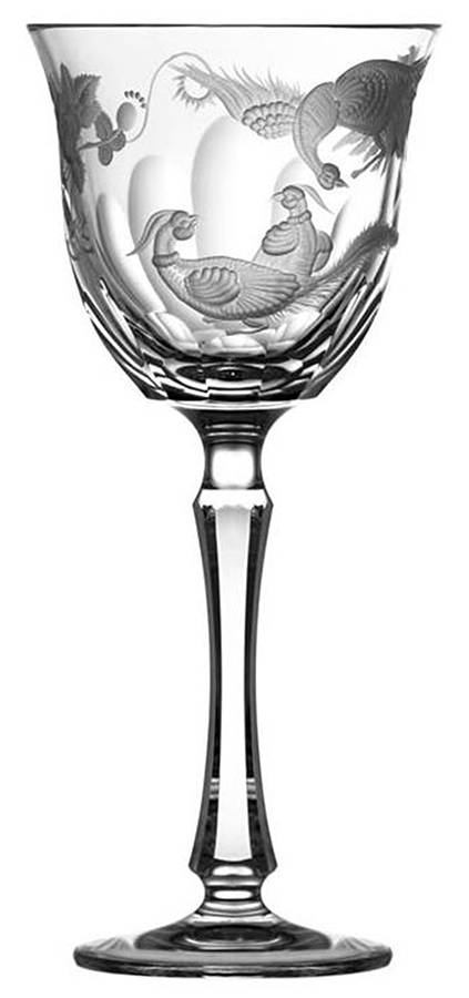 Aves Water Goblet by Varga-1