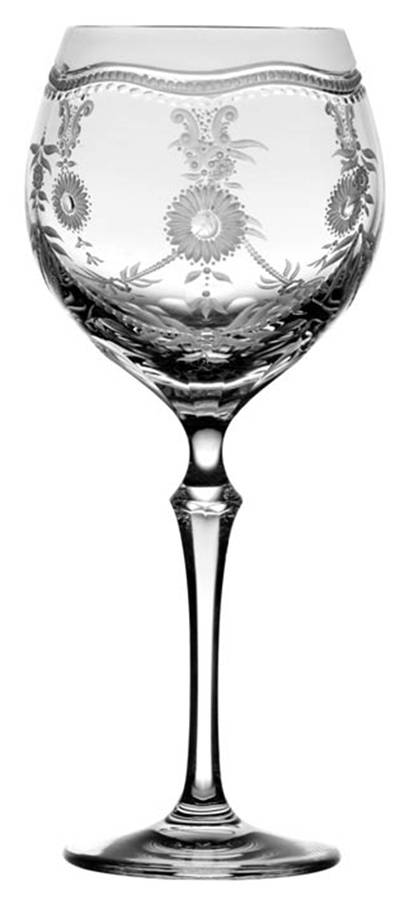 Royal Scroll Water Goblet by Varga-1