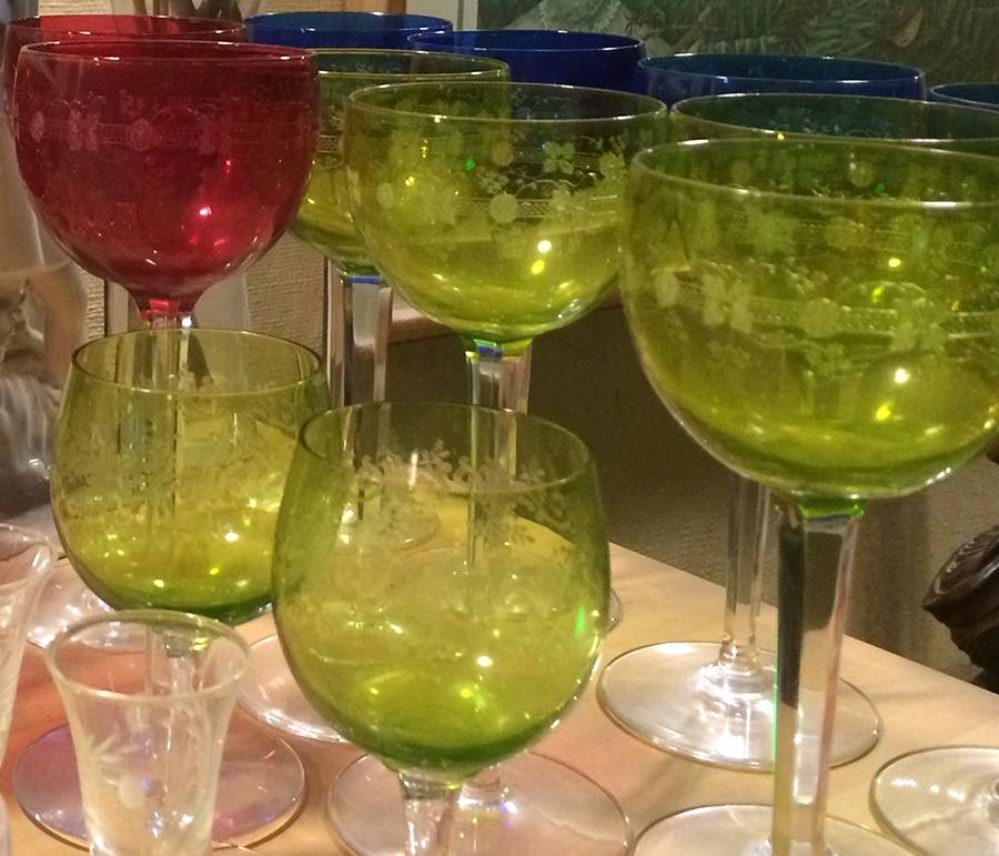 VAS85 Chartreuse Wine Hock by Val St Lambert-1