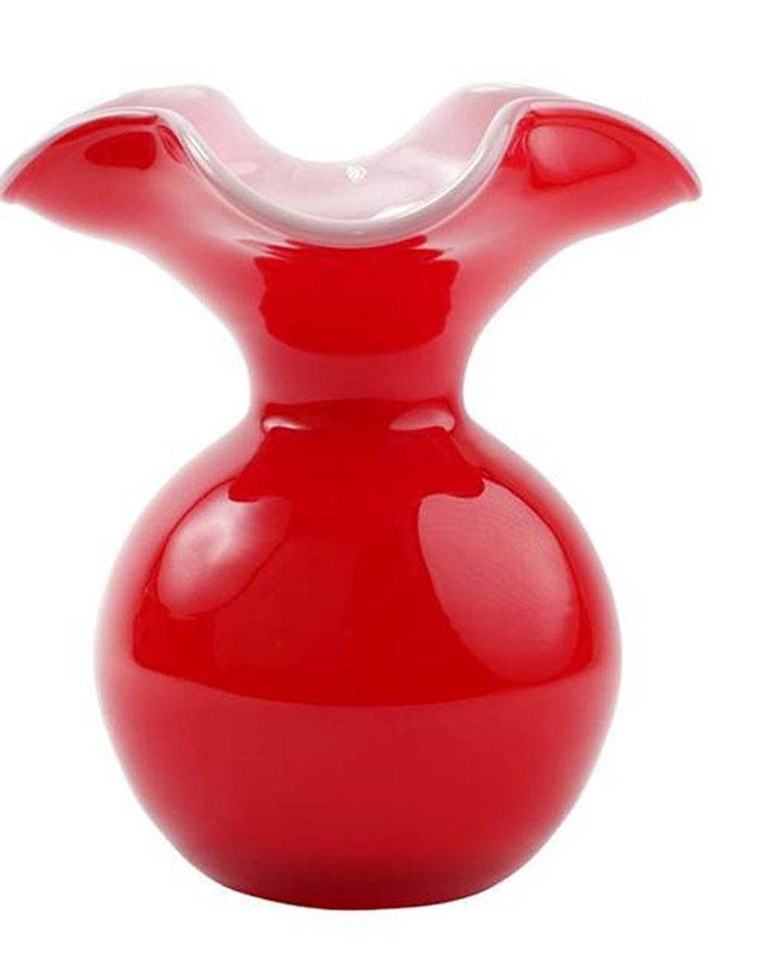 Hibiscus 7" Flower Vase by Vietri-1
