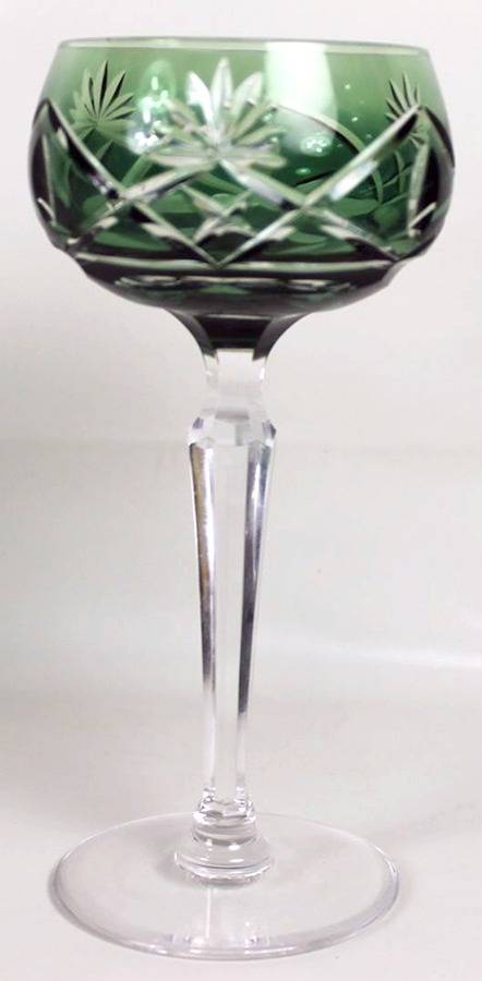 Bonn Fantasy Emerald Green Hock Wine by Val St Lambert-1