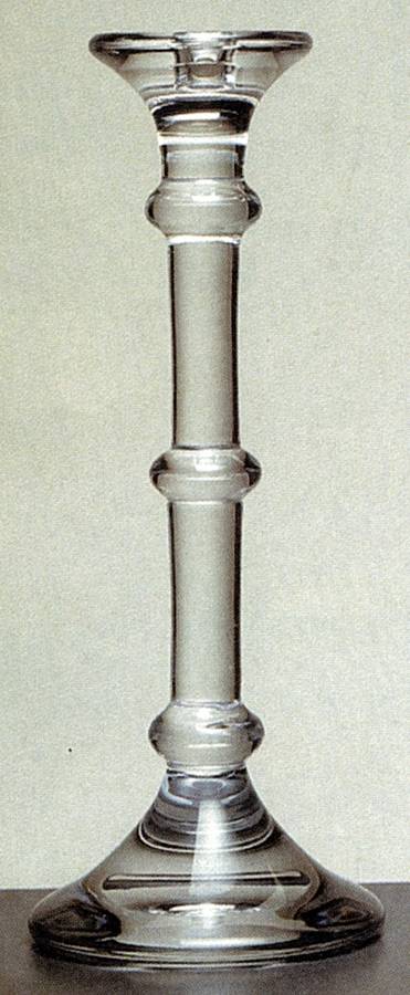 Ingo (Giftware) 10" Single Light Candlestick by Val St Lambert-1