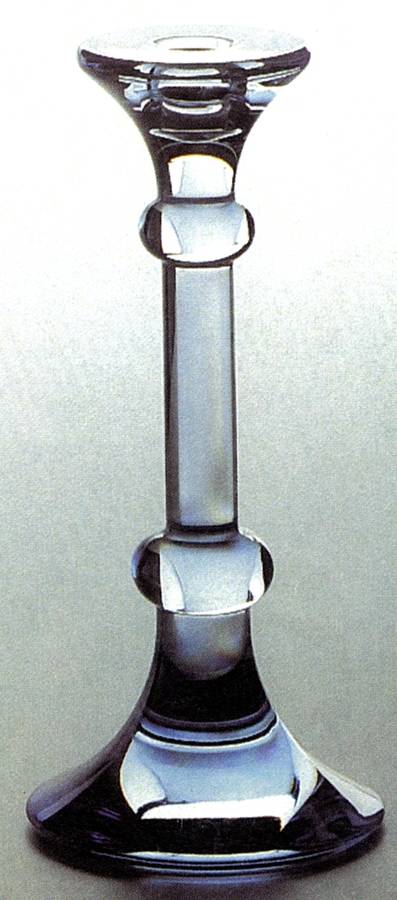 Ingo (Giftware) 10" Single Light Candlestick by Val St Lambert-1