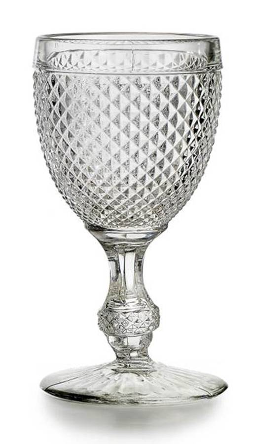 Bicos Clear Water Goblet by Vista Alegre-1