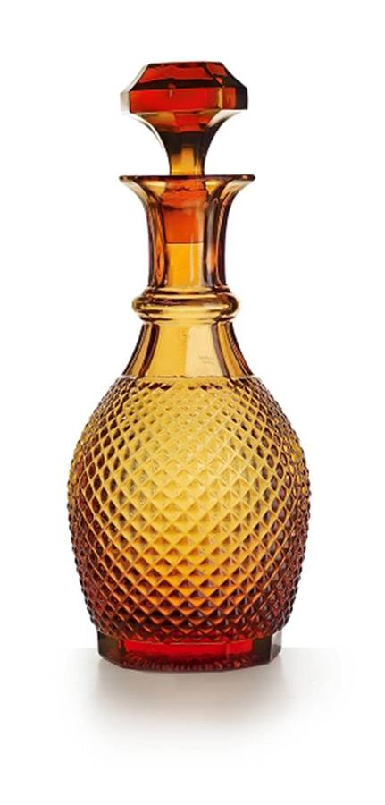 Bicos Amber Decanter & Stopper by Vista Alegre-1