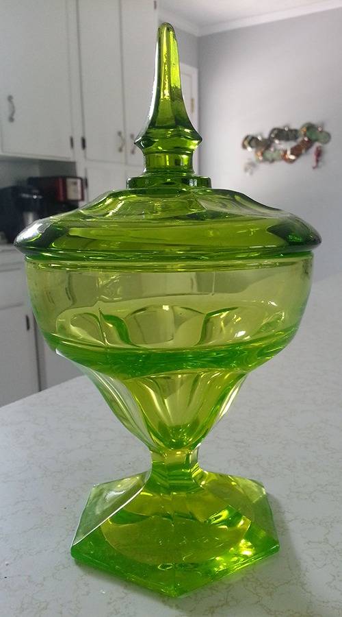 Epic Green (Lime) Candy Jar & Lid by Viking-1