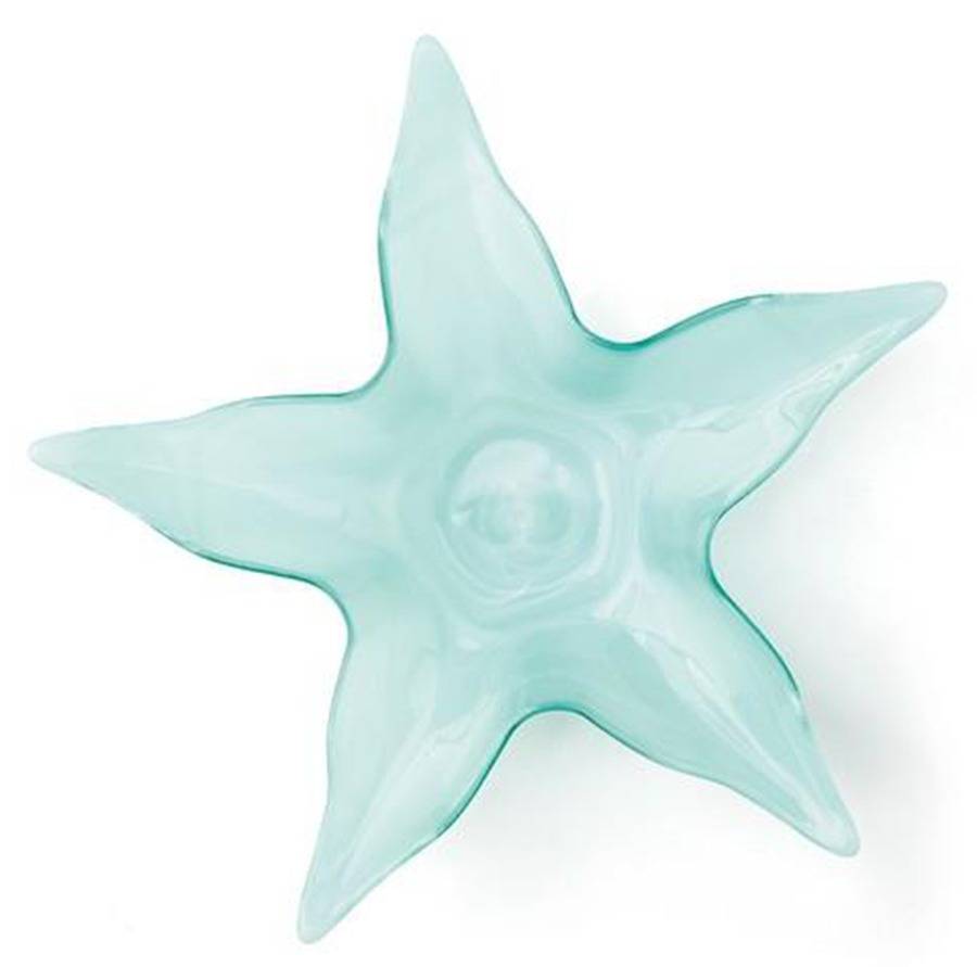 Sea Glass Aqua Star Shape Dish by Vietri-1