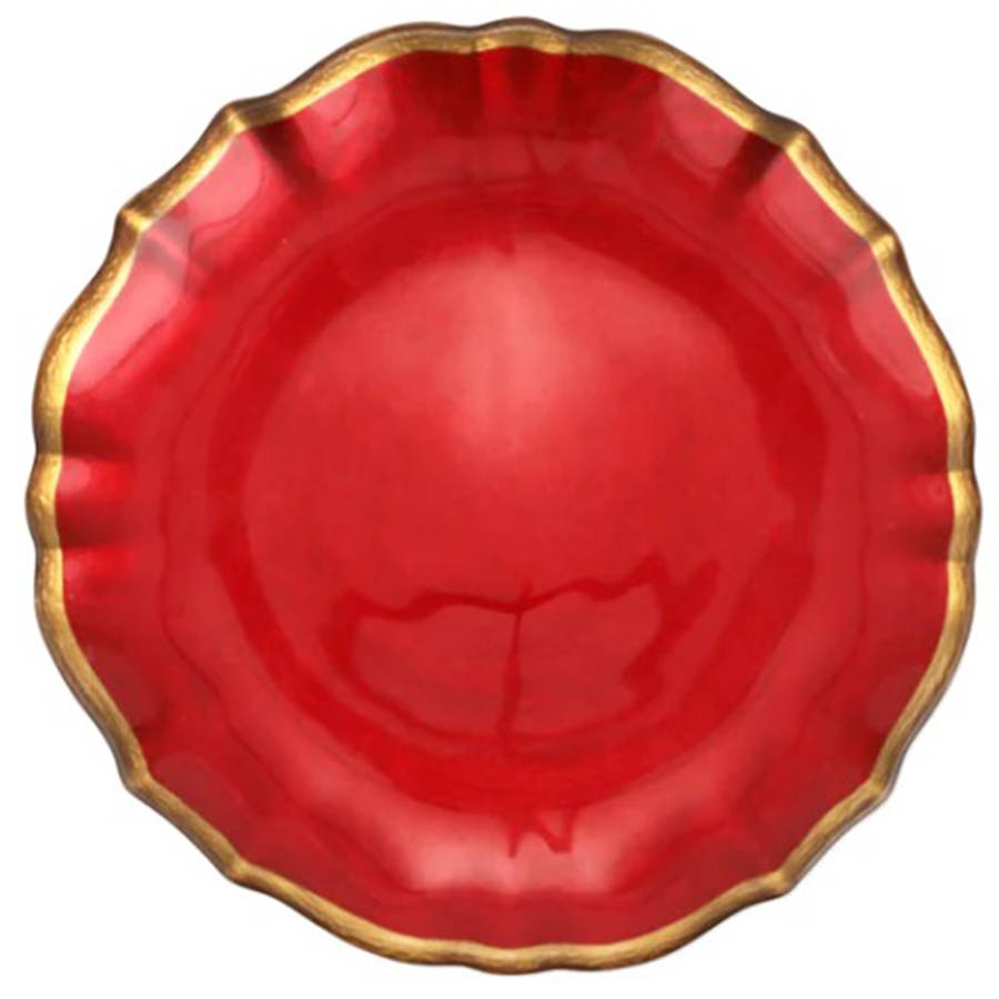 Baroque Cocktail Plate by Vietri-1