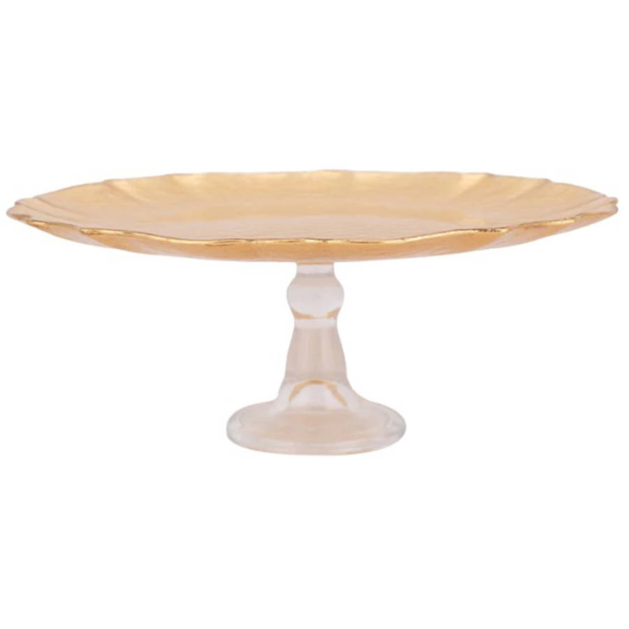 Baroque 12" Diameter Cake Stand/Pedestal by Vietri-1