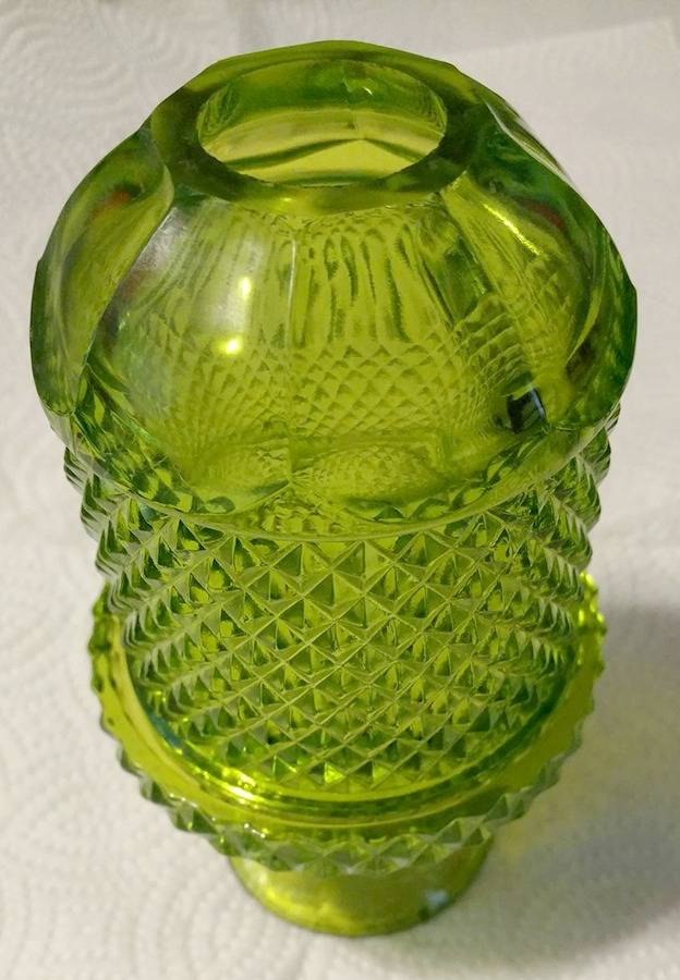 Glimmer Green (Avocado) (2 Piece) Candle Lamp by Viking-1