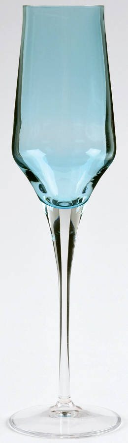 Contessa Teal Fluted Champagne - Set of 4 by Vietri-1