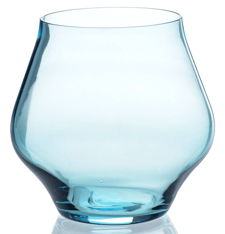 Contessa Teal Stemless Wine by Vietri-1