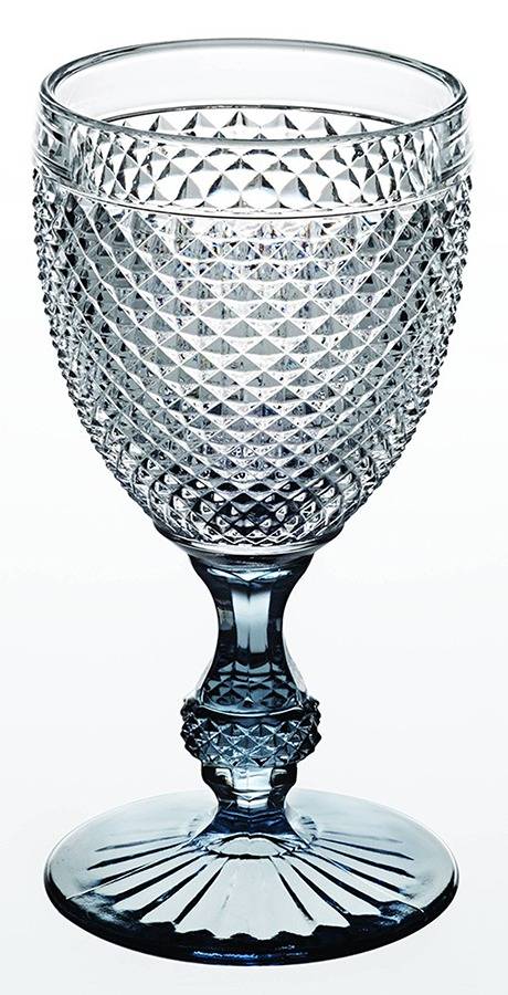 Bicos Bicolor Grey Water Goblet by Vista Alegre-1