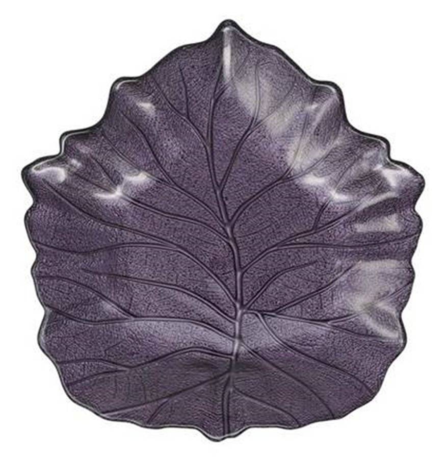 Leaf Glass 10" Leaf Plate by Vietri-1