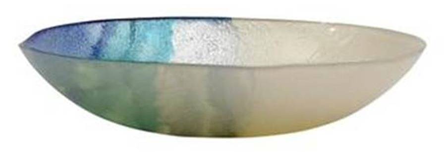 Sea Glass Ombre 10" Round Serving Bowl by Vietri-1