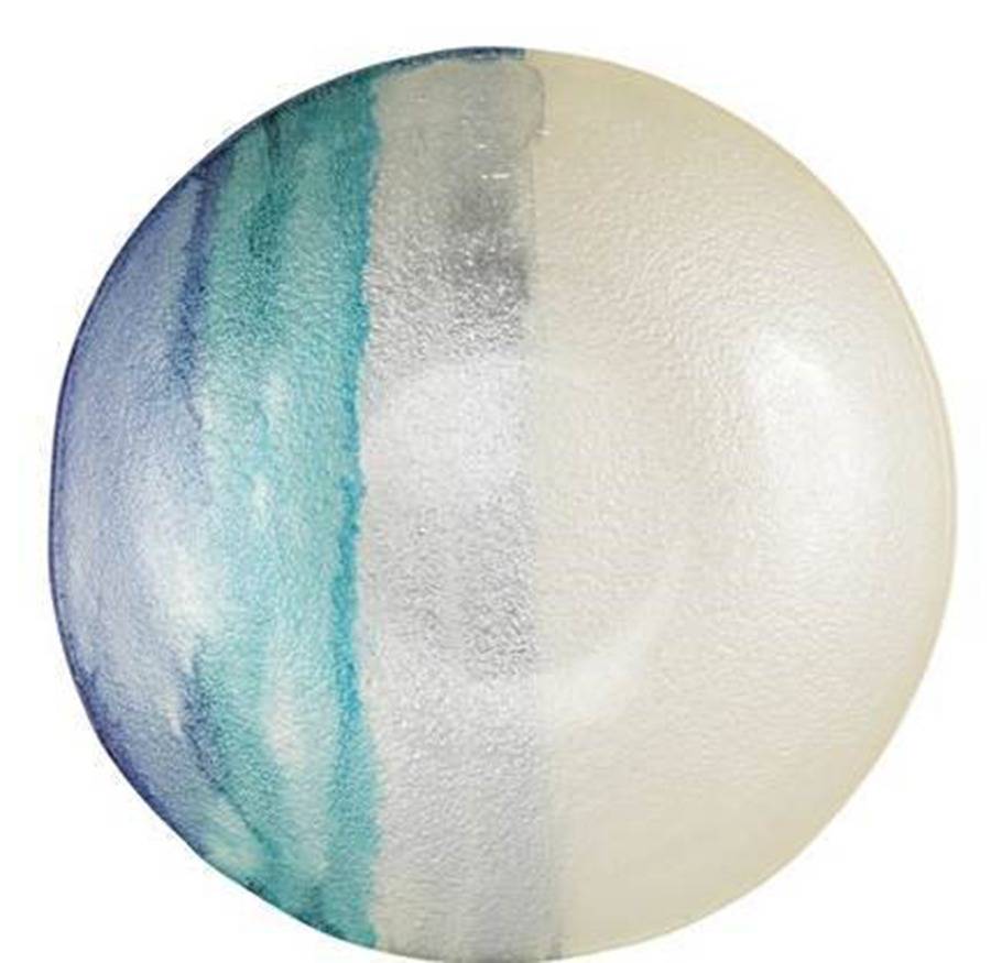 Sea Glass Ombre 13" Round Platter by Vietri-1