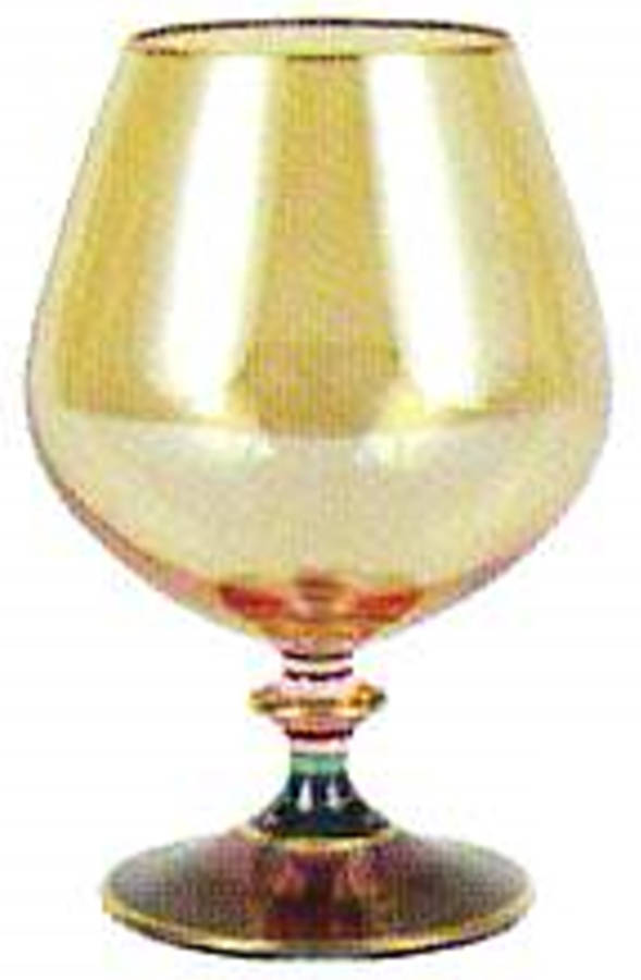Regalia Deco Purple Brandy Glass by Vietri-1
