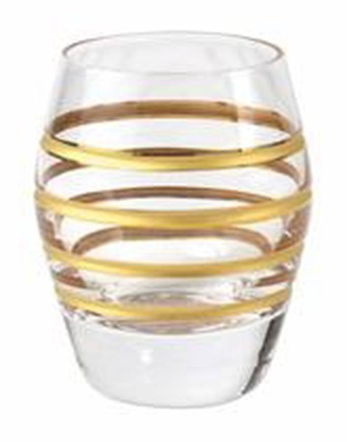 Raffalello Flat Liquor Tumbler by Vietri-1