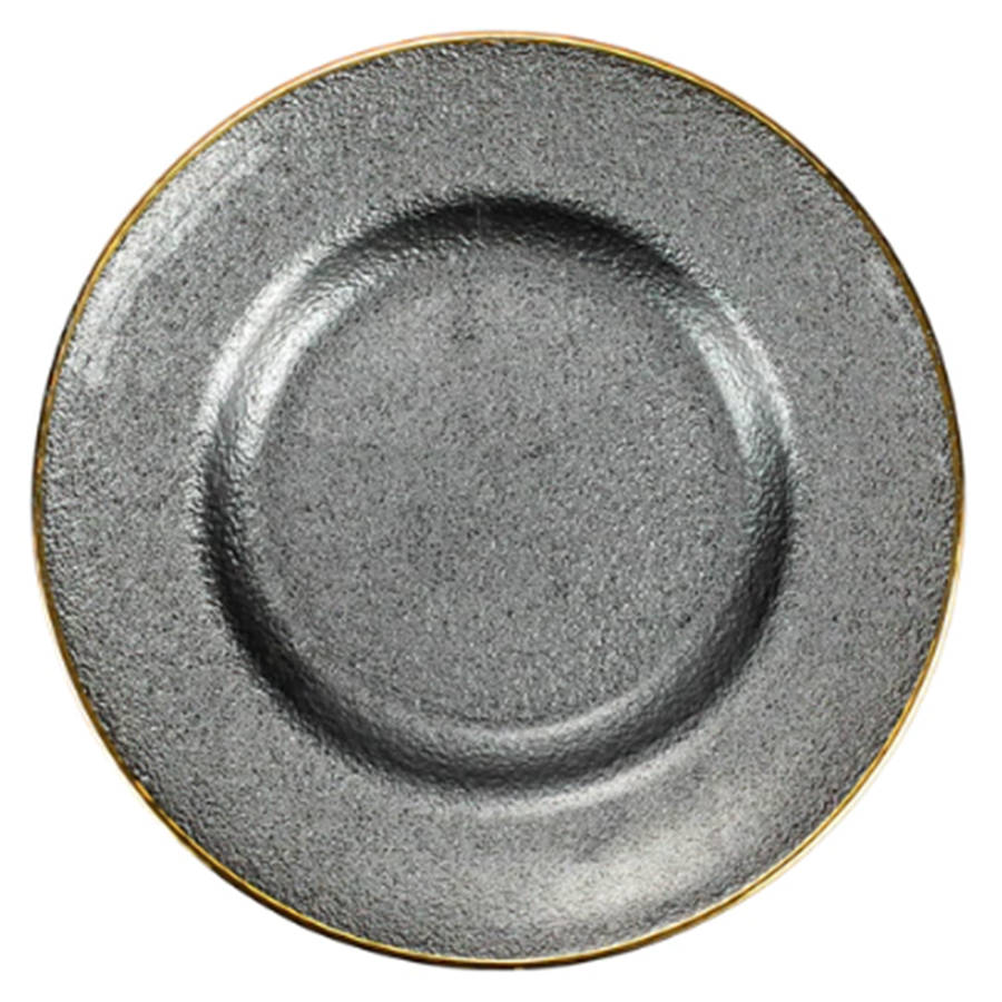 Metallic Glass 8" Salad Plate by Vietri-1