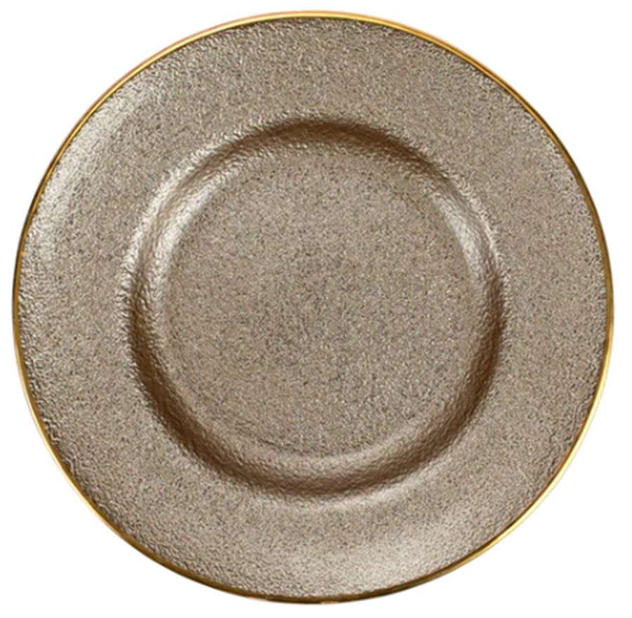 Metallic Glass 8" Salad Plate by Vietri-1