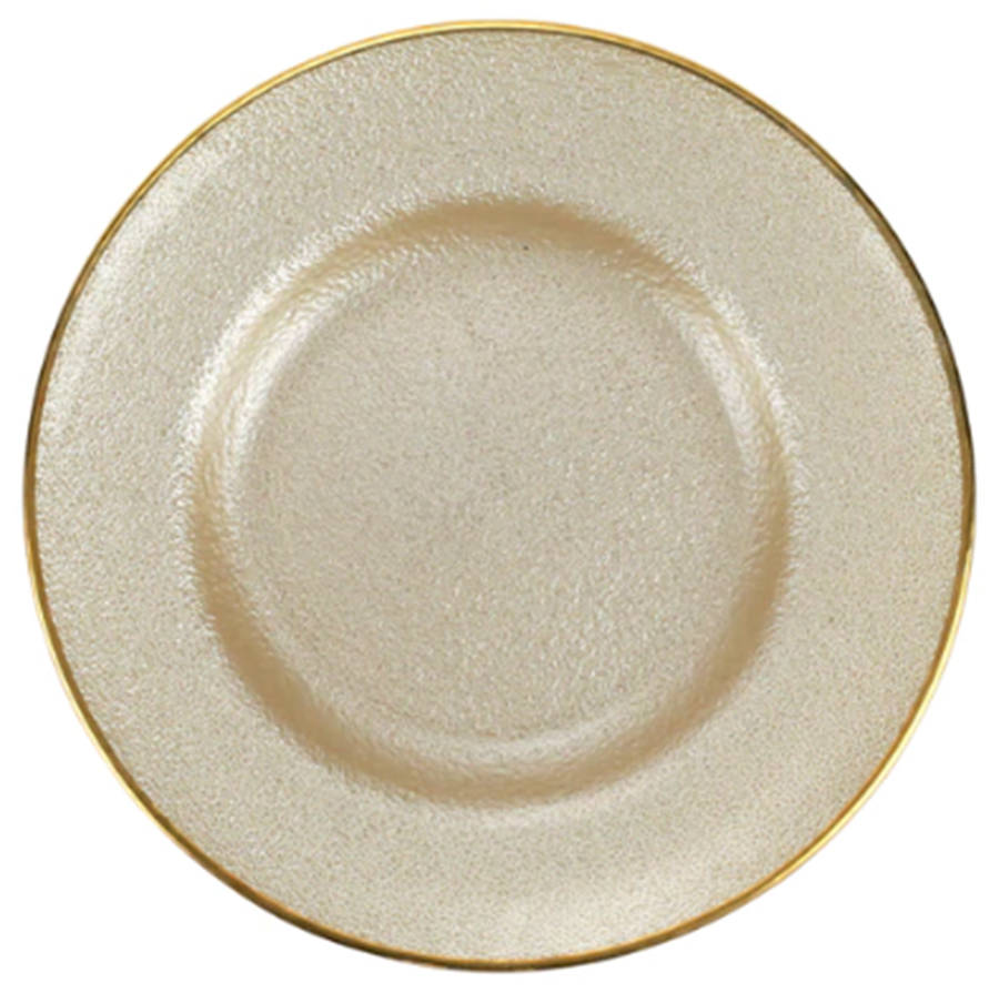 Metallic Glass 8" Salad Plate by Vietri-1