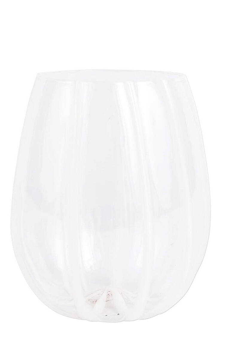Nuovo Stripe Stemless Wine by Vietri-1