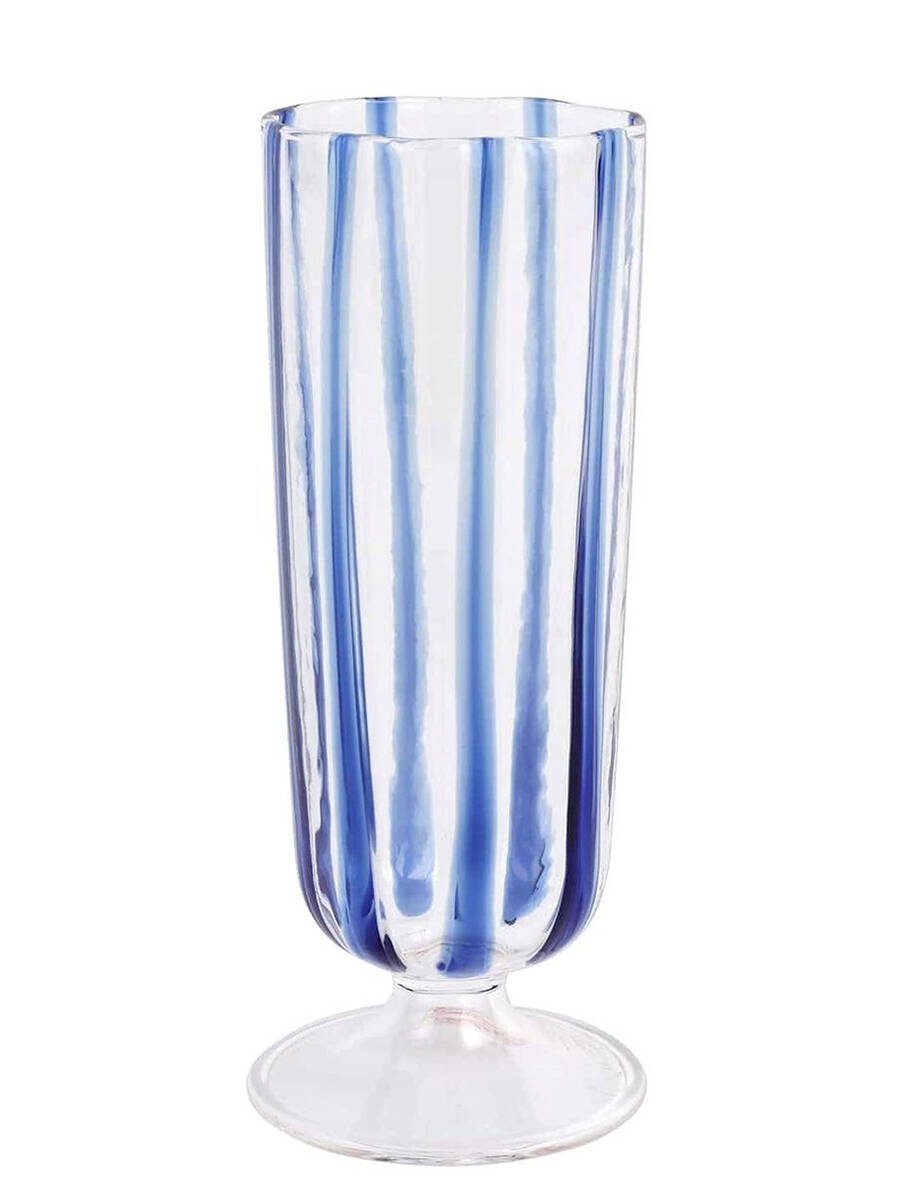 Nuovo Stripe Fluted Champagne by Vietri-1