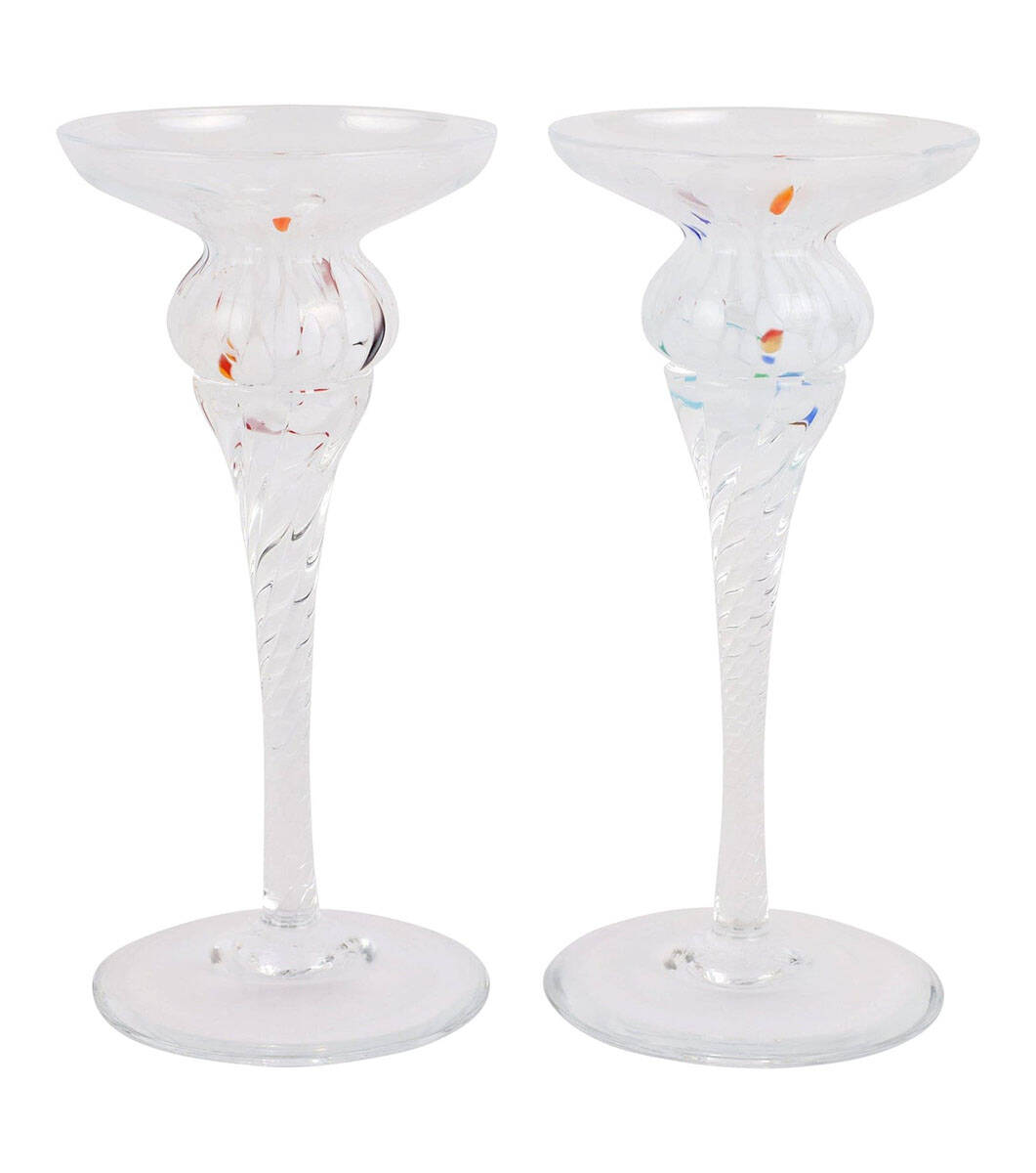 Chiara (Set of 2) 8" Single Candlestick by Vietri-1