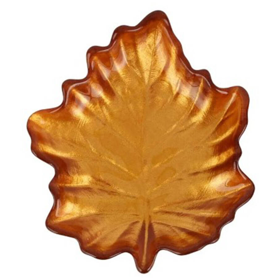 Autunno Glass Figural Canape Plate by Vietri-1