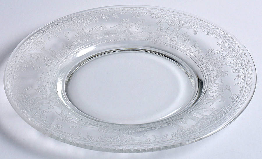Fox and Hounds 7" Salad Plate by Wheeling Decorating-1