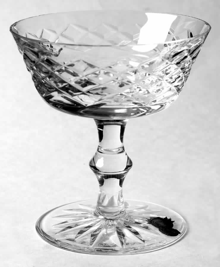 Adare (Cut) Champagne/Tall Sherbet by Waterford Crystal-1