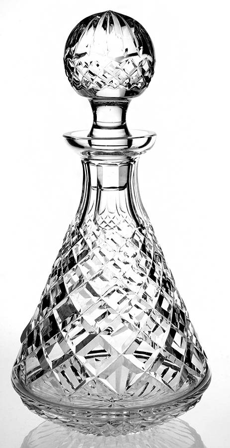 Alana Roly Poly Decanter & Stopper by Waterford Crystal-1