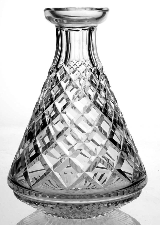 Alana Roly Poly Decanter Base No Stopper by Waterford Crystal-1