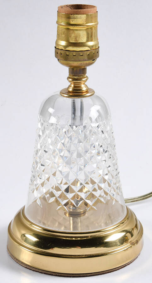 Alana Small Electric Lamp Base by Waterford Crystal-1