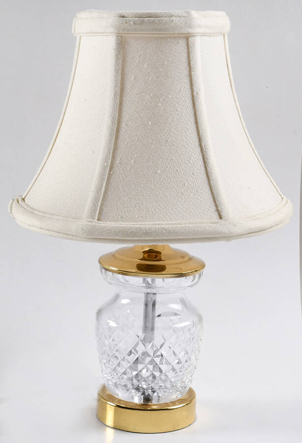 Alana 8" Electric Lamp & Shade by Waterford Crystal-1