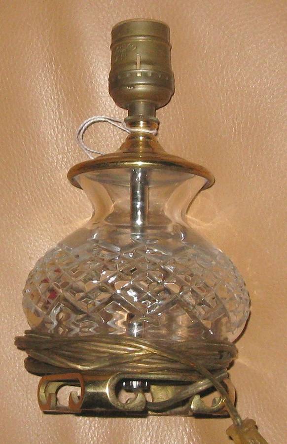 Alana Base for Electric Lamp by Waterford Crystal-1