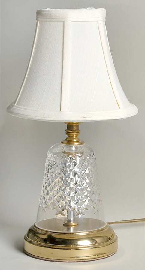 Alana Small Electric Lamp & Shade by Waterford Crystal-1