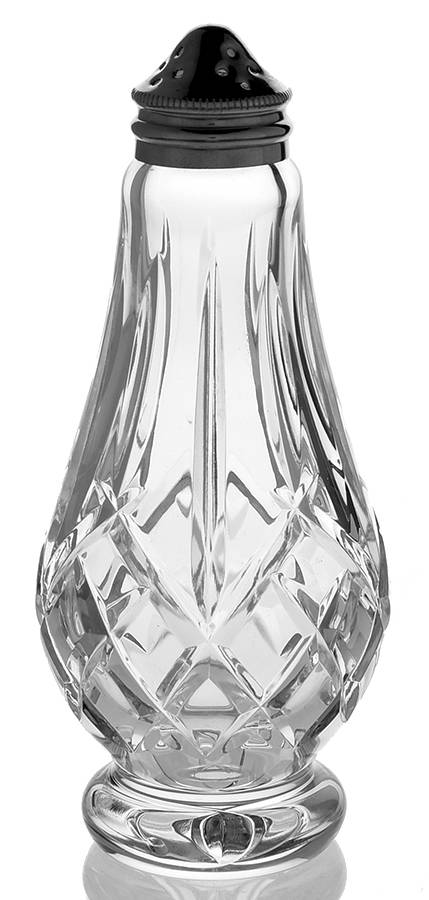 Araglin Footed Shaker & Metal Lid by Waterford Crystal-1