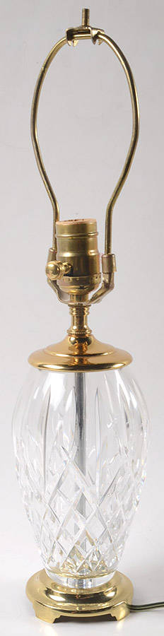 Araglin 19" Electric Lamp Base by Waterford Crystal-1