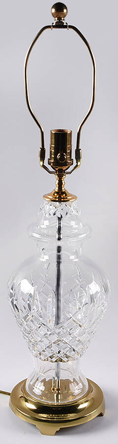 Araglin 27" Electric Lamp Base by Waterford Crystal-1
