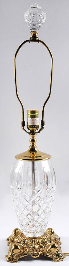 Araglin 23" Electric Lamp Base by Waterford Crystal-1