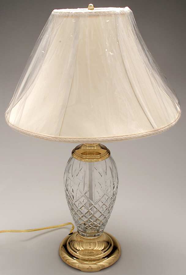Araglin 24" Electric Lamp & Shade by Waterford Crystal-1