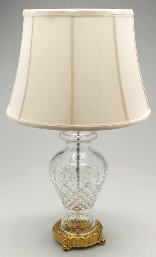 Araglin 26" Electric Lamp & Shade by Waterford Crystal-1