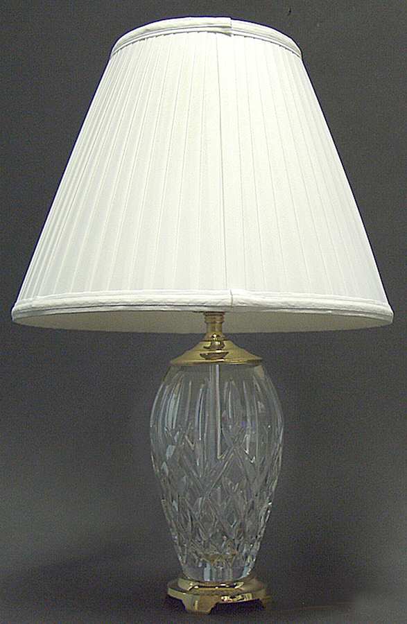 Araglin 21" Electric Lamp & Shade by Waterford Crystal-1