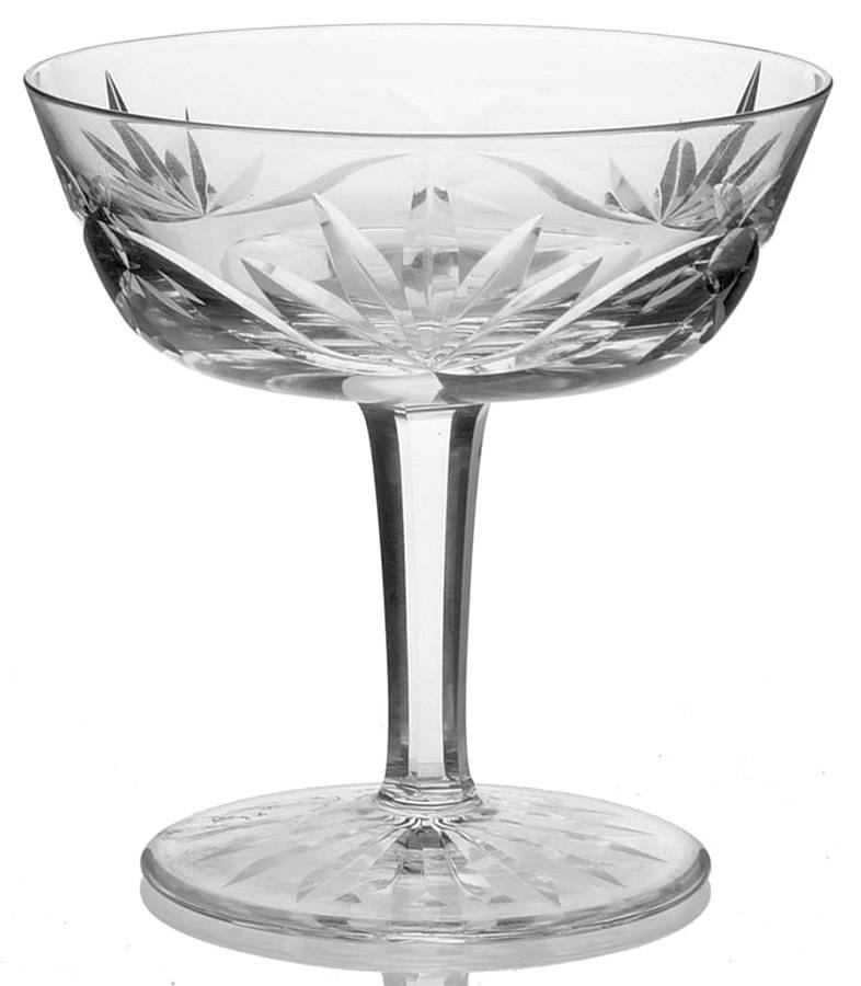 Ashling (Cut) Champagne/Tall Sherbet by Waterford Crystal-1