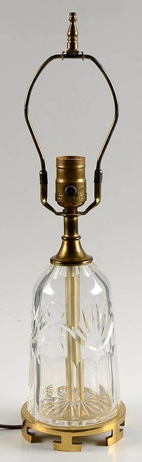 Ashling (Cut) Base for 17" Electric Lamp by Waterford Crystal-1