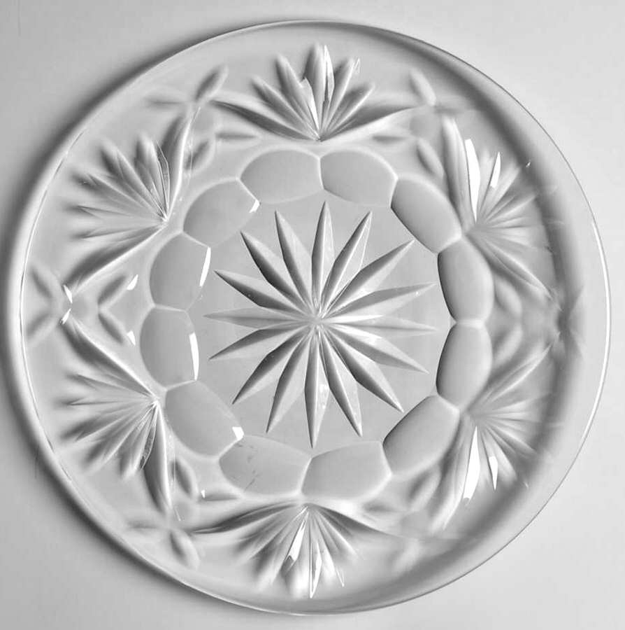 Ashling (Cut) Luncheon Plate by Waterford Crystal-1