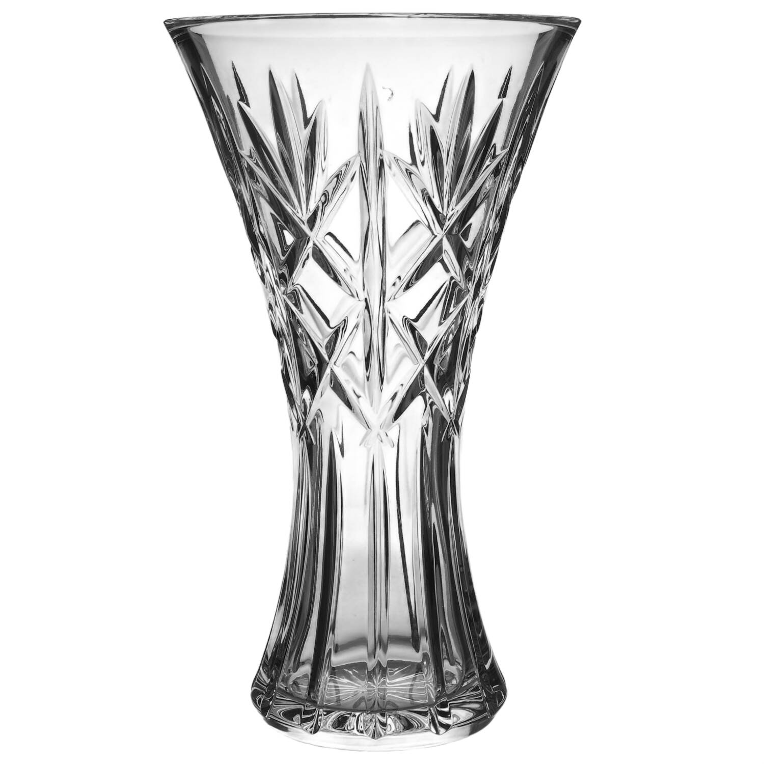 Ashbourne (Cut) 11" Flower Vase by Waterford Crystal-1